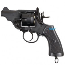 Webley MKVI Civilian 2.5 inch Revolver Black 12g co2 Air Pistol .22 ( 5.5mm Pellet version .455)