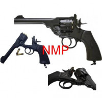 Webley MKVI Service Revolver 12g co2 Air Pistol .177 calibre 4.5mm Pellet version .455